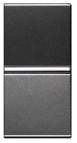 Переключатель без рамки ABB Niessen Zenit 1-кл. 1 мод. проходной N2102 AN антрацит картинка